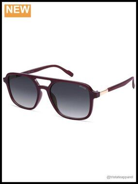 Retro Aviator Sunglasses UV400 Unisex Full Frame Plastic